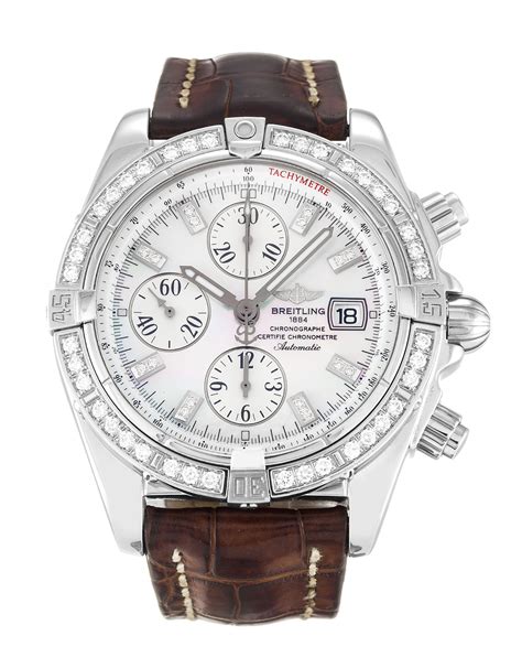 replica breitling chronomat evolution a13356|breitling chronomat evolution with diamonds.